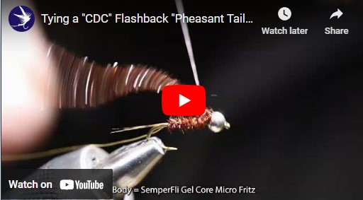 Tying a “CDC” Flashback “Pheasant Tail” Fishing Fly